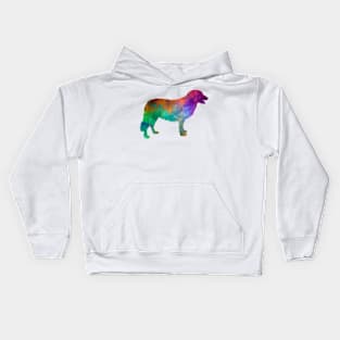 Atlas Mountain Dog in watercolor Kids Hoodie